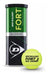 Dunlop Fort All Court Tennis Balls Tube x3. Pack of 2 Units 0