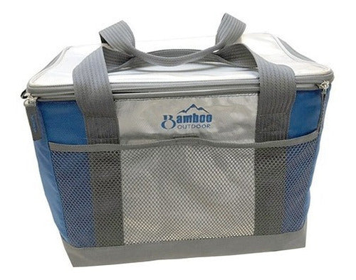Thermal Bag Lunch Box Bamboo 30 Cans Adjustable Strap 2