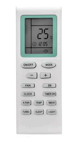 Remote Control for Sanyo, Noblex, Ranser, Philco Air Conditioner 0