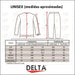 Delta Capas Traje Equipo De Lluvia Delta Premium Campera + Pantalón Rpm 5