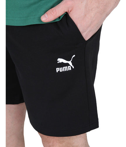 Puma Short Urbano Classics Logo Men in Black | Moov 3