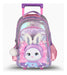 School Backpack with LED Light and Extendable Cart 18" 0