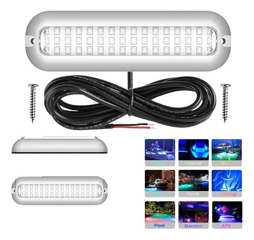 MIXPARTS Large Submersible LED Nautical Lights 42 White LEDs 1