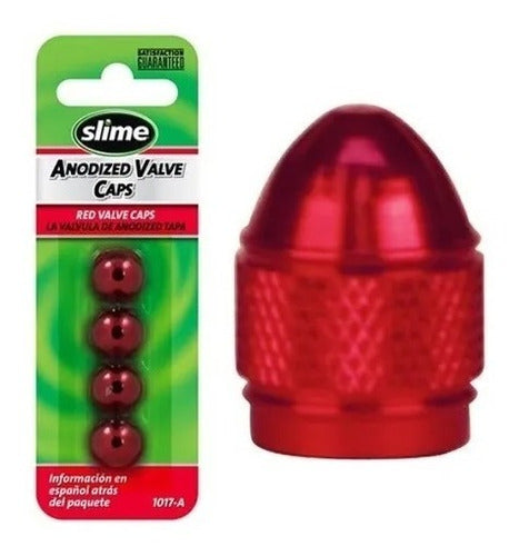 Moto Avenida Red Valve Cap 0