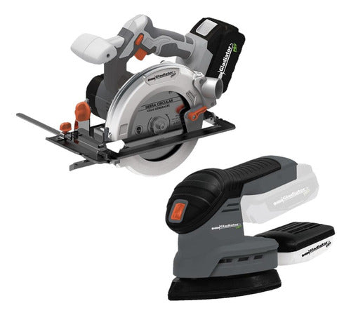 Gladiator Circular Saw and Delta Sander Combo - SC807/18C1+LD8140/18 0