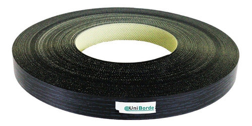 Uniborde Tapacanto Melamina Ebano Negro 22 Mm X 10 M C/cola Especial 0