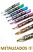 Trabi Acrylic Pop Metallic Markers X8 1