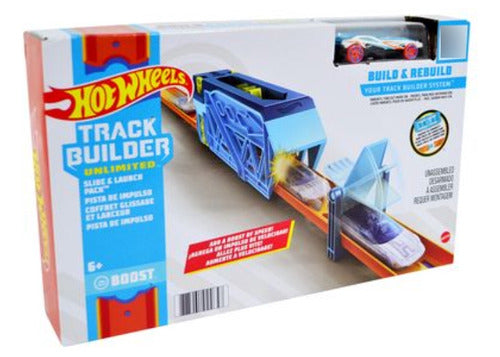 Pista Hot Wheels Lanzadora En Caja 30x19cm - 6333/glc87 0