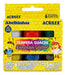 Acrilex Tempera Escolar Acrilex - Colores Fantasia Glitter X 6u 0