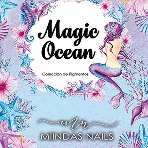 Miindas Nails Magic Ocean Nail Art Pigment Set 0