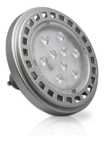 Hogar Liniers Lampara Led Ar111 Cuerpo Gris 15w Gu10 220v Foco Iluminacion 0