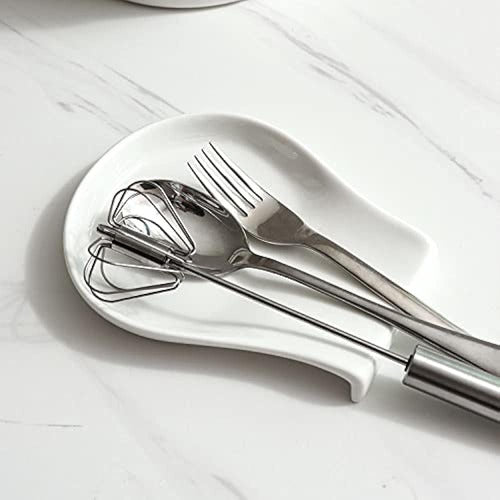 HOMBENE Reposacucharas De Porcelana Para Mostrador De Cocina 3