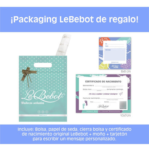 Le Bebot Bebe Real Bebote C/Sexo Femenino Lebebot Original 417-1 1