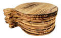 PIZZERAS 5 Wooden Pizza Boards with Handle and Slots 1