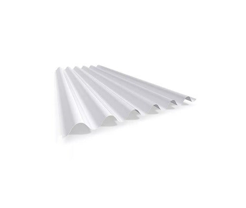 White Translucent Ribbed Plastic Roofing Sheet G3 x 3.50 M 0