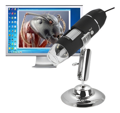 USB Mini 1000 X 8 LED Digital Microscope Endoscope Loupe Camera 0