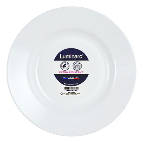 Luminarc Everyday Tempered Glass Deep Plates Set of 12 0