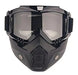 FAS MOTOS Air Flow Open Face Mirrored Goggles 2