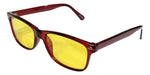 Night Driver Wayfarer Style Yellow Lenses Anti-Glare Glasses 21 0