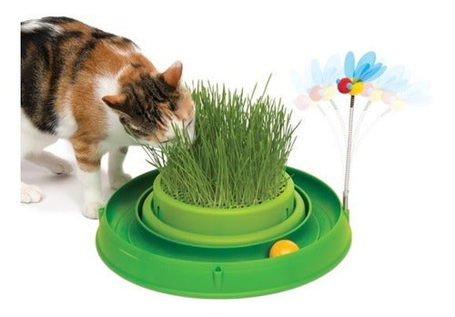 Hagen Cat It Play 3 In 1 With Catnip Planter 0