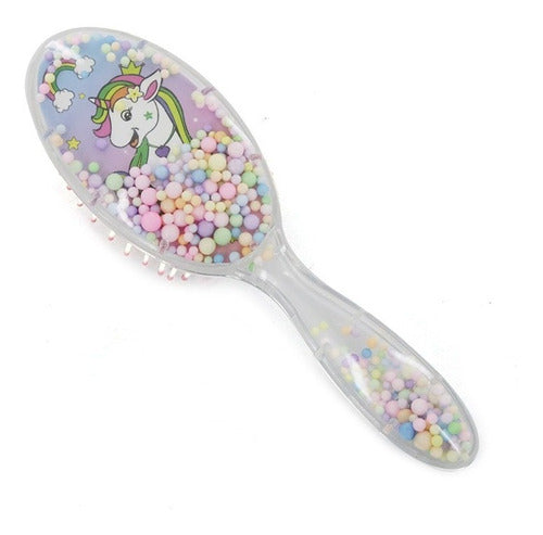 Magical Bubble Unicorn Hair Brush for Girls 11