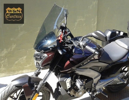 Parabrisa Bajaj Dominar 400 Elevado 47cm Humo - Bondio 2