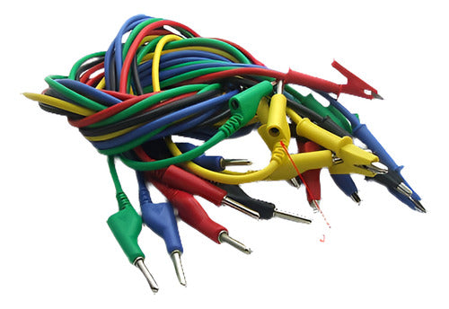 High-Quality 5 x 4 mm Silicone Cables with Banana Plug 0