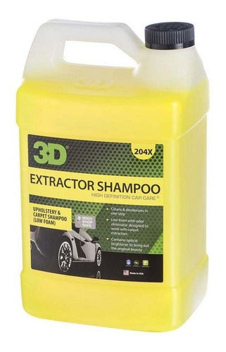 3D Extractor Shampoo - For Upholstery Cleaning Machines 4 Lts - Baja Espuma 0