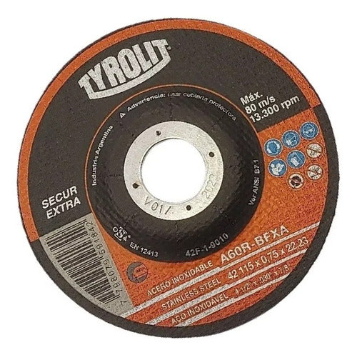 Tyrolit Metal Cutting Disc 115mm x 0.75mm x 1u Iron 2