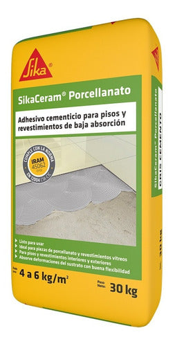 Sika Ceram Porcellanato Adhesive 30kg Bag 0