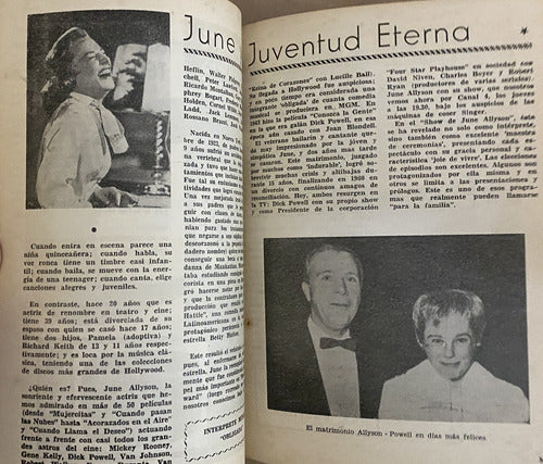 Revista Tv Guía, Pinky, June Allyson, 84 P. Junio 1962, Ez3 7