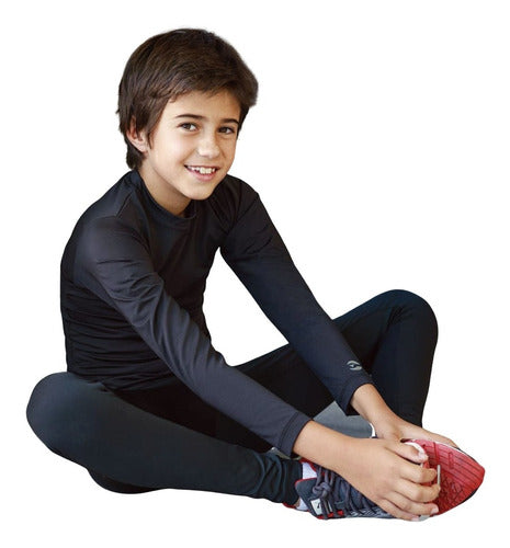 Pack of 2 Kids Long Sleeve Thermal Sports T-Shirt 2