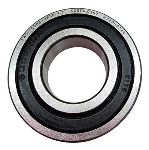 FAG 6003 2RS C3 Ball Bearing Set (17x35x10) - Pack of 10 Units 1