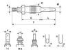 Hescher Preheating Plugs for Nissan Pick Up D SD22 2