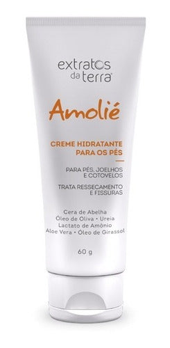 Creme Hidratante Para Os Pés Amolié Extratos Da Terra 60g 1