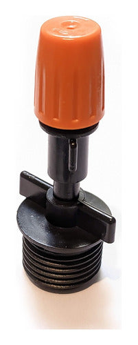 BWGmastraSTORE Adjustable Orange Watering Nozzle (1 Pico + Union 1/2 Inch) 0