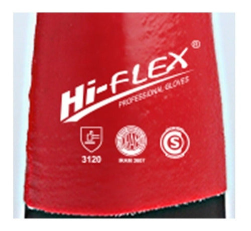 Hi-Flex Red PVC Glove 25 cm Elastic Cuff Semi Heavy Now 3 1