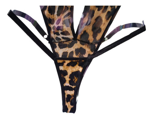 Generic Animal Print Body Sexy Lingerie Plus Size 1