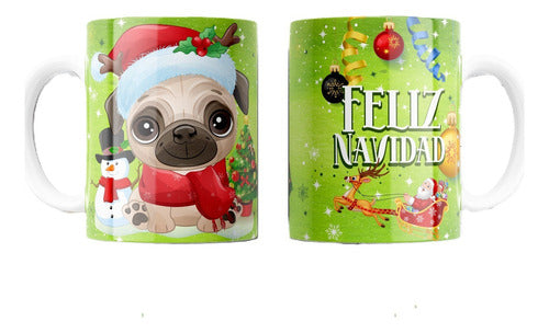 Imprimi Kits Plantillas Tazas Navidad Diseños Perritos Sublimar #tn11 0