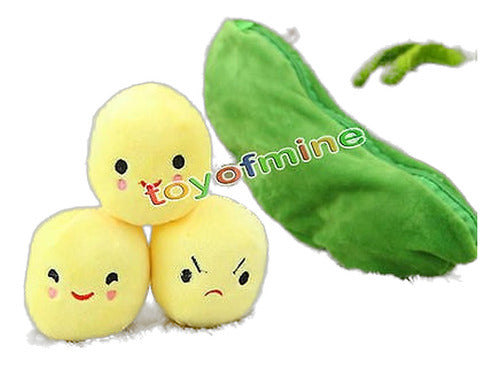 Generic Cute Pea Pod Plush Toy 0