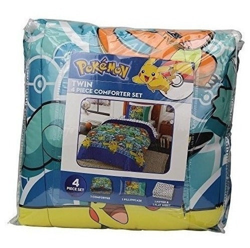 El Noroeste Company Pokemon Primera Starters Cama Individual 1