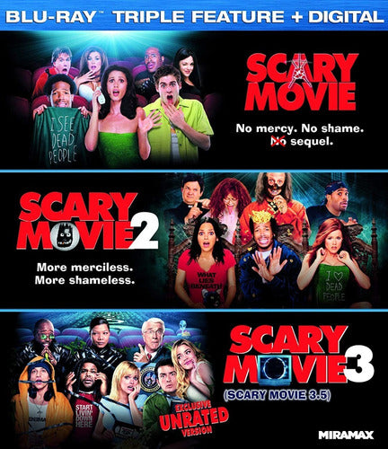 Blu-Ray Scary Movie Trilogia / Incluye 3 Films 0