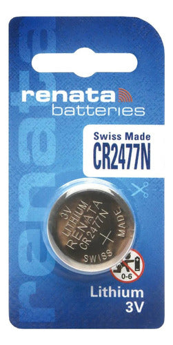 Renata CR2477 8-Pack Button Batteries - Original Swiss 0