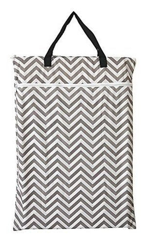 Hibaby Large Hanging Wetdry Cloth Diaper Pail Bag 0