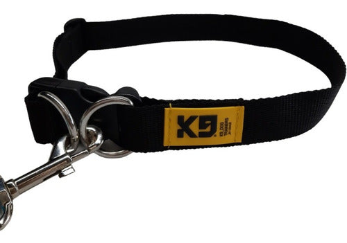 Adjustable K9 Dog Trainers Collar + 5M Leash Set for Dogs 15