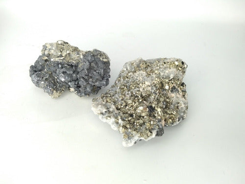 Quartz, Pyrite, and Galena Druzy - Ixtlan Minerales 1