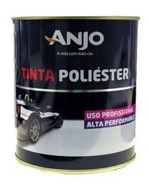 Anjo Polyester Paint Metallic Silver Polaris for Cars 2