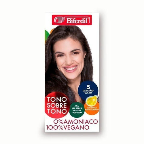 Biferdil Tono Sobre Tono Hair Dye Kit - Pack of 3, Ammonia-Free, Vegan 9