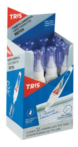 Caneta Corretiva Tris Refix 7ml Metal 0