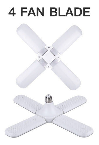 Mayorled Lámpara 4 Fan Blade E27 60W 5